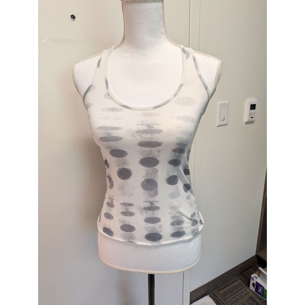 Lululemon Grey Cropped Racerback Tank Women's XS